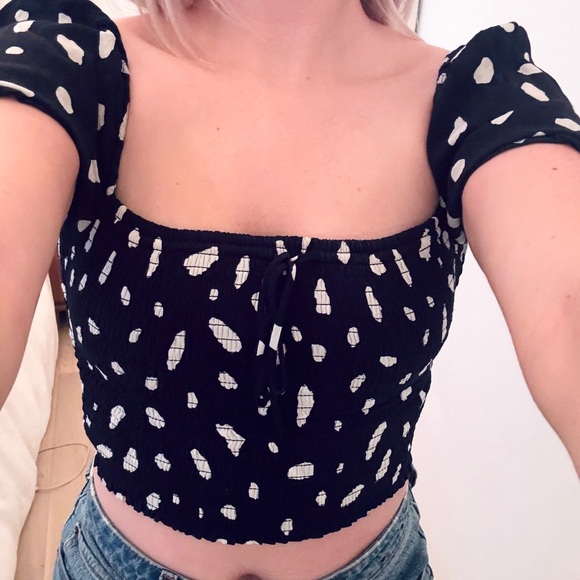 Wilfred Navy/White Patterned Top - Picture 3 of 7